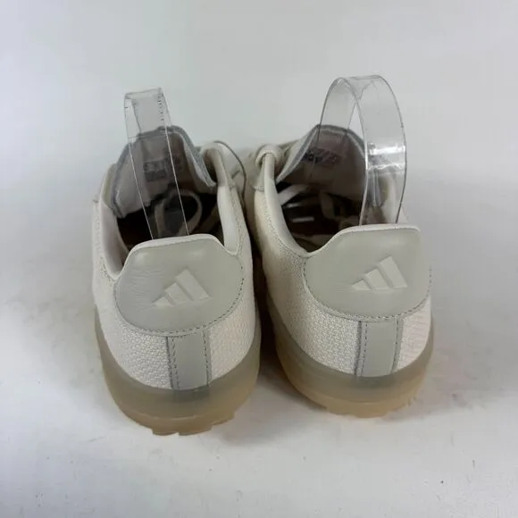Adidas Golf Go-To Spikeless 1 Sneakers Men's 9 Beige Lace-Up Low Top Golf Shoes