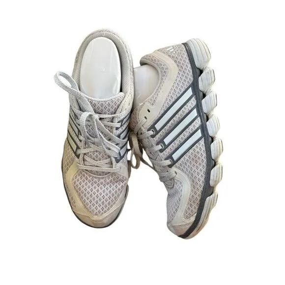 Adidas Liquid Ride Running Athletic Shoes Sneakers Gray White Men’s Size 9