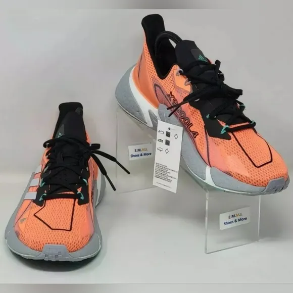 Adidas Men's Size 8 BOOST X9000L4 HEAT.RDY Running Shoes FY1209 Orange/Grey New