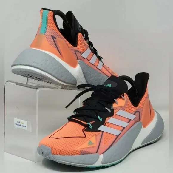 Adidas Men's Size 8 BOOST X9000L4 HEAT.RDY Running Shoes FY1209 Orange/Grey New