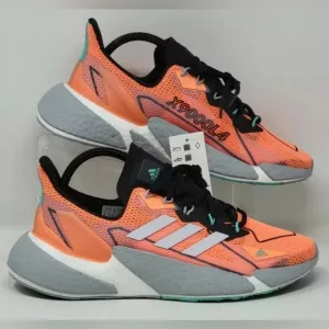 Adidas Men's Size 8 BOOST X9000L4 HEAT.RDY Running Shoes FY1209 Orange/Grey New