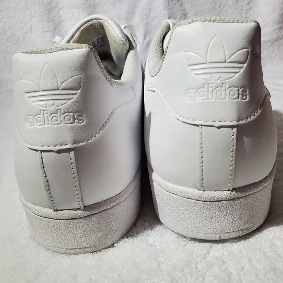 ADIDAS Men's White Superstar Legacy Sneaker, Size 19