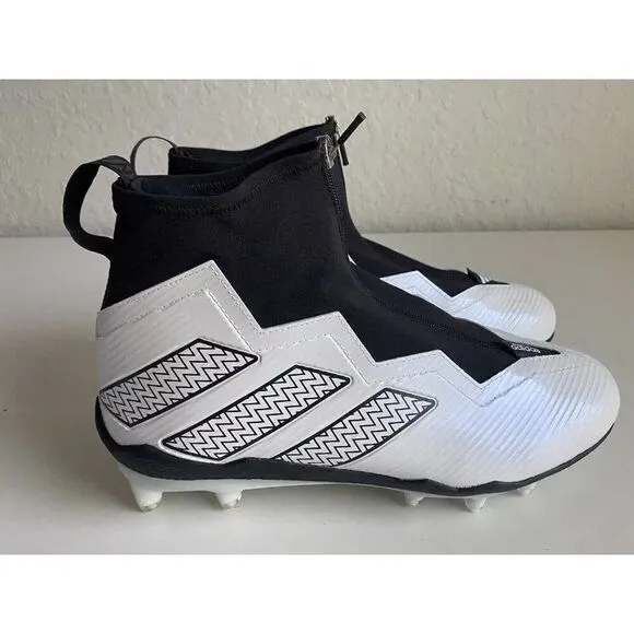 Adidas Nasty 2.0 Football Cleats White Black Shoes GV8306 Men’s Sz 11