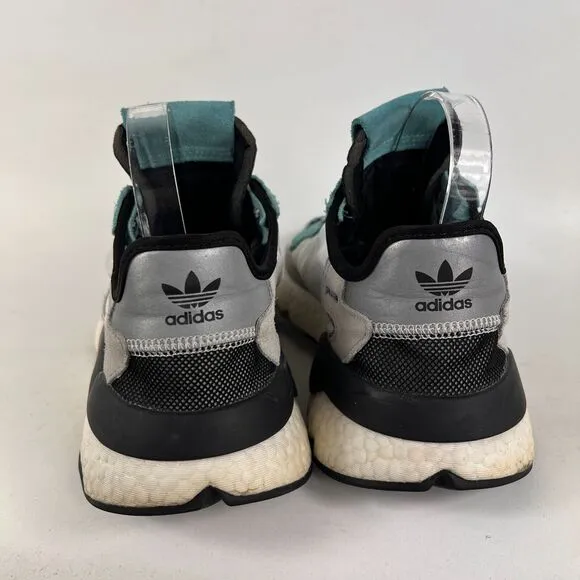 Adidas Nite Jogger mens size 9.5 cloud white easy mint athletic sneakers shoes