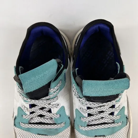 Adidas Nite Jogger mens size 9.5 cloud white easy mint athletic sneakers shoes