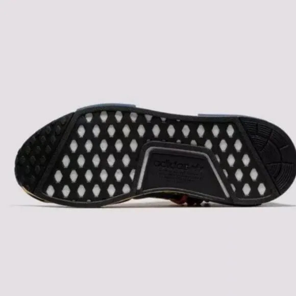 Adidas NMD Hu Pharrell Animal Print Leopard Pulse Amber - Men's Size 10 Orange