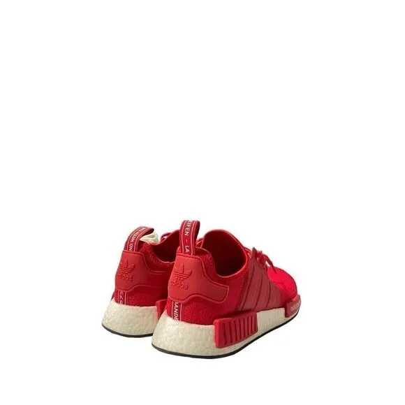Adidas NMD R1 Mens Size 10 Scarlet Red White Reflective Shoes Sneakers