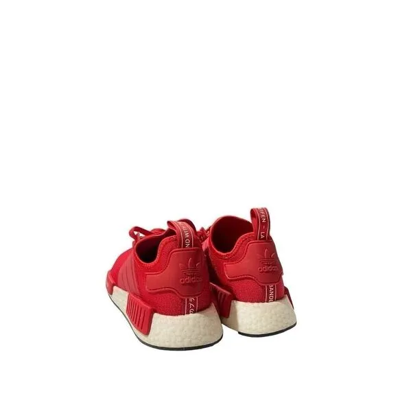 Adidas NMD R1 Mens Size 10 Scarlet Red White Reflective Shoes Sneakers