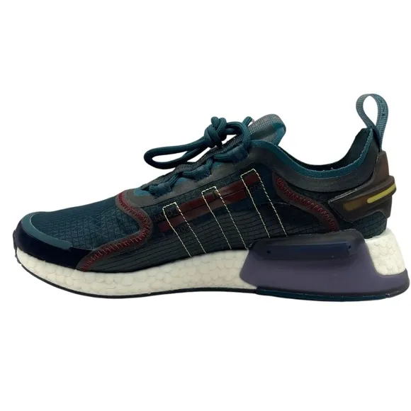 Adidas NMD V3 GX5784 Running Shoes Womens 8 Green Blue