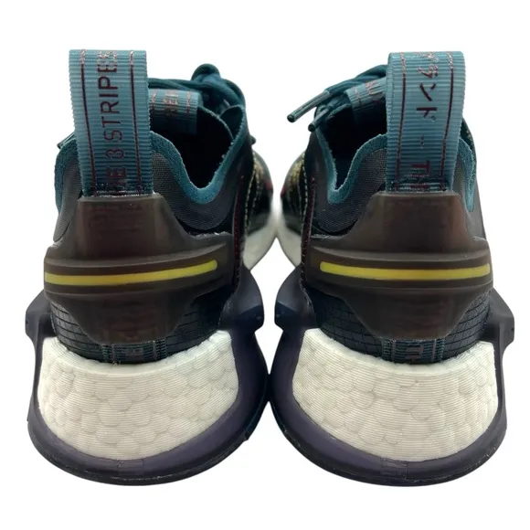 Adidas NMD V3 GX5784 Running Shoes Womens 8 Green Blue