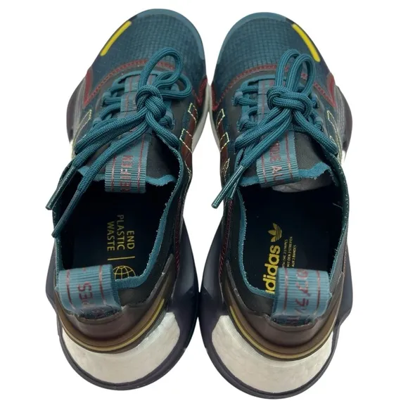 Adidas NMD V3 GX5784 Running Shoes Womens 8 Green Blue