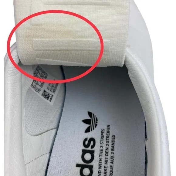 Adidas Originals Women's Superstar BW3S Slip On Shoes BY9139 White Off White 8.5