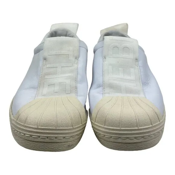 Adidas Originals Women's Superstar BW3S Slip On Shoes BY9139 White Off White 8.5