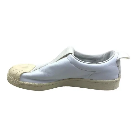 Adidas Originals Women's Superstar BW3S Slip On Shoes BY9139 White Off White 8.5