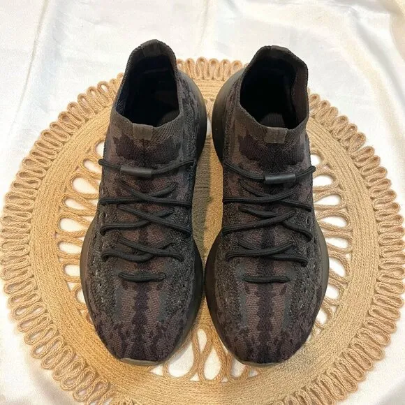 ADIDAS ORIGINALS  Yeezy Boost 380 Primeknit Sneakers Black Size 9.5