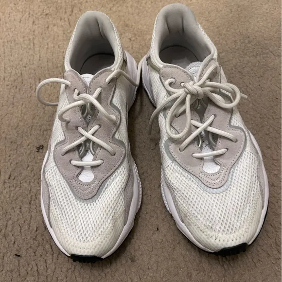 Adidas Ozweego Cloud White Sneakers Size 7 Men's Chunky Casual Trendy Shoes
