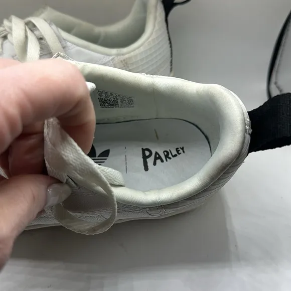 Adidas Parley Nizza White Platform Shoes