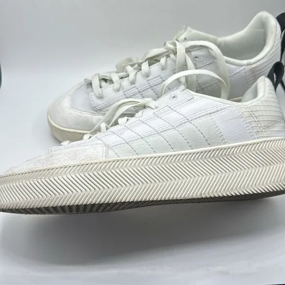 Adidas Parley Nizza White Platform Shoes