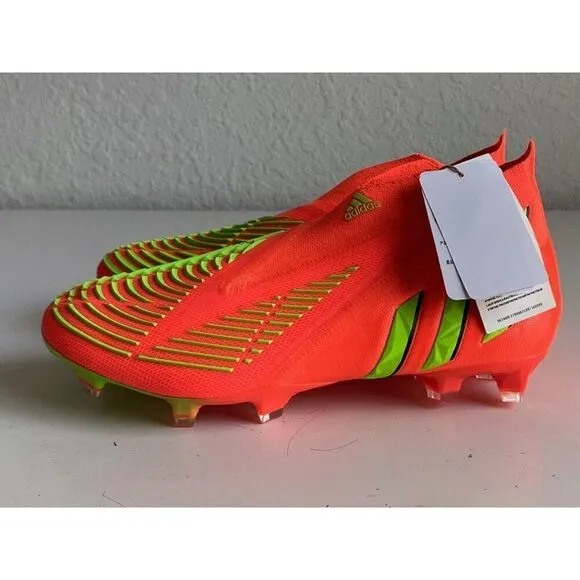 Adidas Predator Edge   FG Soccer Cleats GW1039 Firm Ground Men’s 7.5 Women’s 8.5