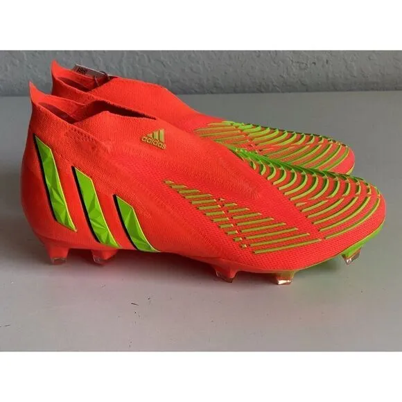 Adidas Predator Edge   FG Soccer Cleats GW1039 Firm Ground Men’s 7.5 Women’s 8.5