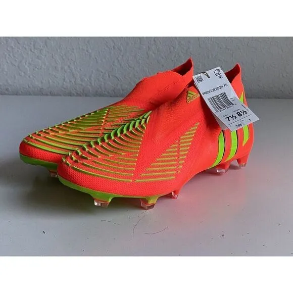 Adidas Predator Edge   FG Soccer Cleats GW1039 Firm Ground Men’s 7.5 Women’s 8.5