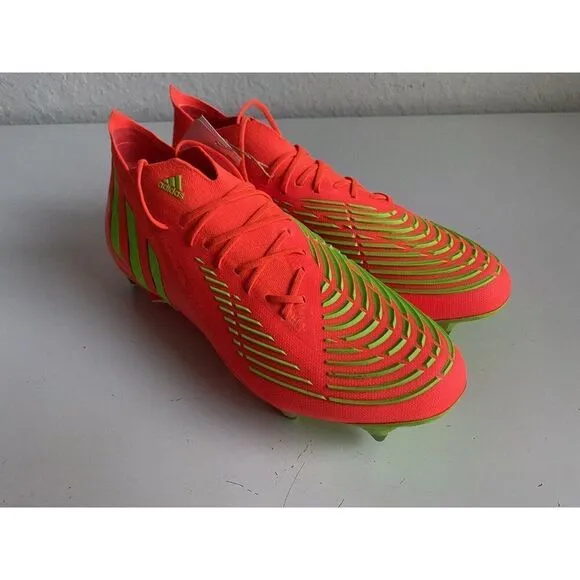 Adidas Predator Edge.1 SG Soccer Cleats Solar Red GW1016 Men’s Size 10 With Tool