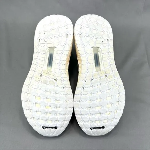 ADIDAS PRIMEBLUE ULTRABOOST 20 WHITE CREAM &amp; BLACK ATHLEISURE / RUNNING SNEAKERS