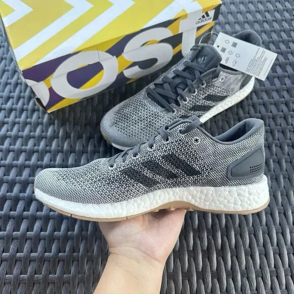 Adidas PureBoost DPR Carbon Grey Men's Athletic Shoes CM8319 Size 5