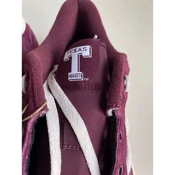 Adidas Rivalry Low Texas A&amp;M Aggies Maroon White Sneakers IE7702 Men’s Sz 13