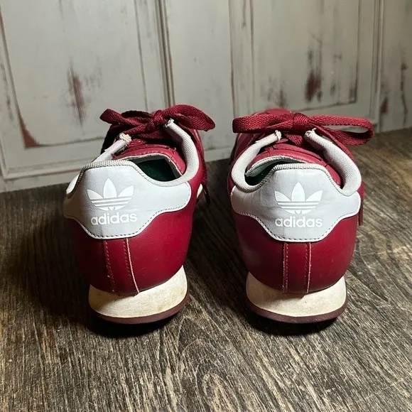 Adidas Samoa Sneakers shoes mens 9  burgundy retro 2013