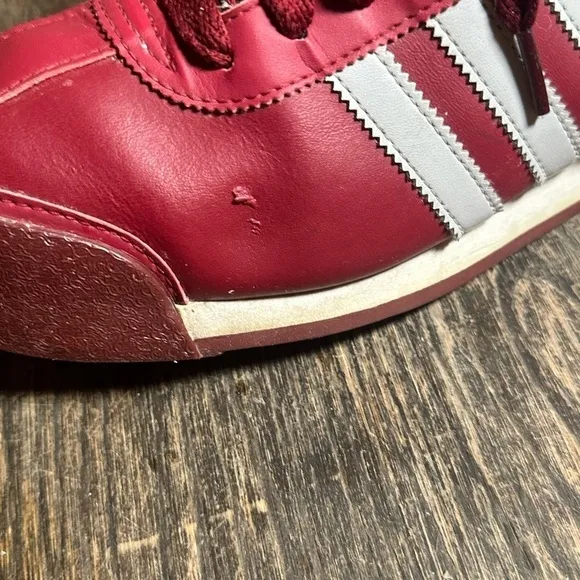 Adidas Samoa Sneakers shoes mens 9  burgundy retro 2013