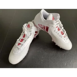 Adidas SM Freak Mid “White University Red” Football Cleats FX1308 Men’s Size 14