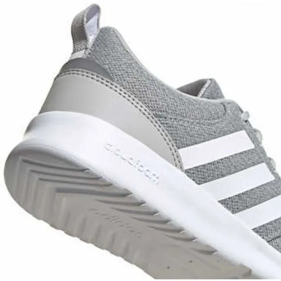 ADIDAS Sneakers Womens 7.5 Cloudfoam QT Racer Activewear Athletic Shoes Gray