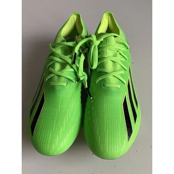 Adidas Speedportal.1 SG GW8440 Elit Green Soccer Cleats Data Pack Men's Sz 5 W 6