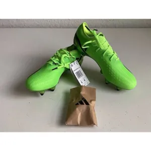 Adidas Speedportal.1 SG GW8440 Elit Green Soccer Cleats Data Pack Men's Sz 5 W 6