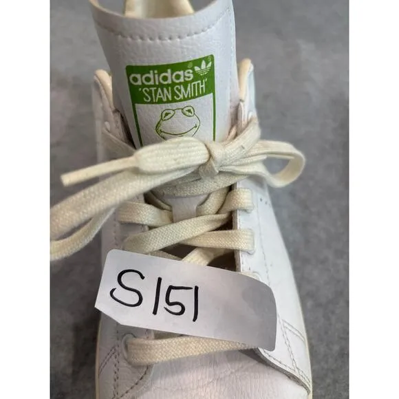 Adidas Stan Smith Disney Kermit The Frog Men's Size 8.5 Trendy Sneakers Shoes