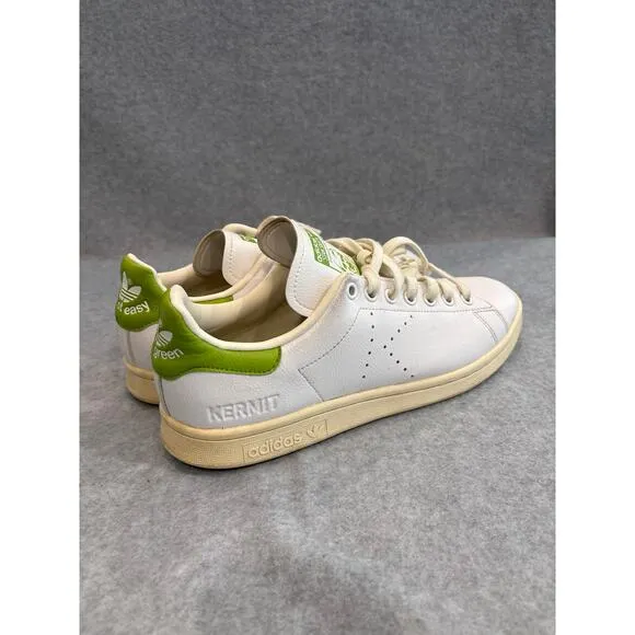 Adidas Stan Smith Disney Kermit The Frog Men's Size 8.5 Trendy Sneakers Shoes