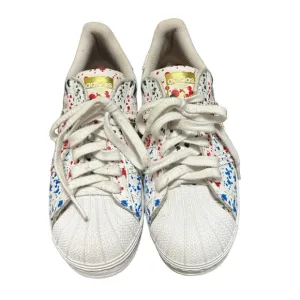 Adidas Superstar Splashes, Splatter and Drips White #FX5537 Men's Size 8.5