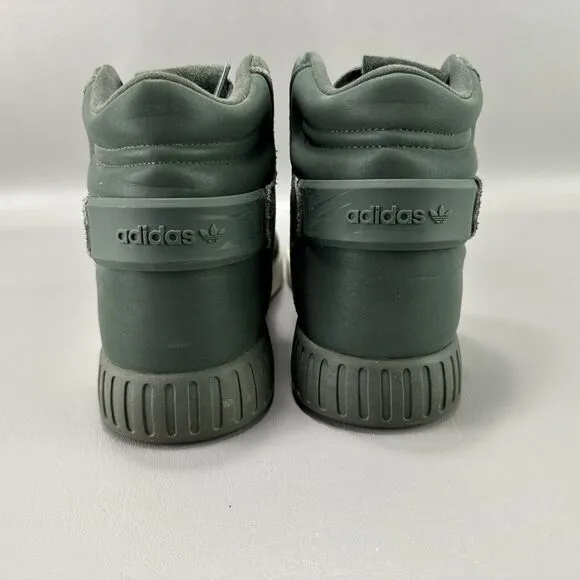 Adidas Tubular Invader Shadow Ivy Shoes Size‎ 8 Green Preppy Athleisure S80242