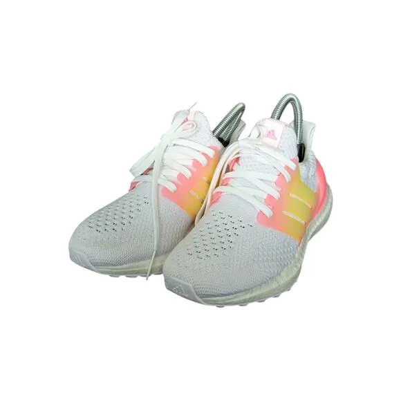 adidas Ultraboost 5.0 DNA Shoes Sneakers White Pink Yellow Womens Size 6 Active
