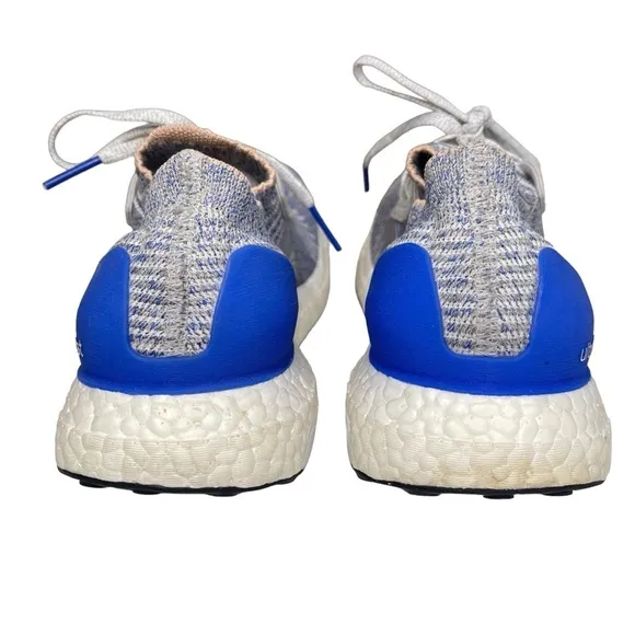 Adidas UltraBoost X Womens 7.5 Grey Two Hi Res Blue Prime Knit Sneakers Shoes