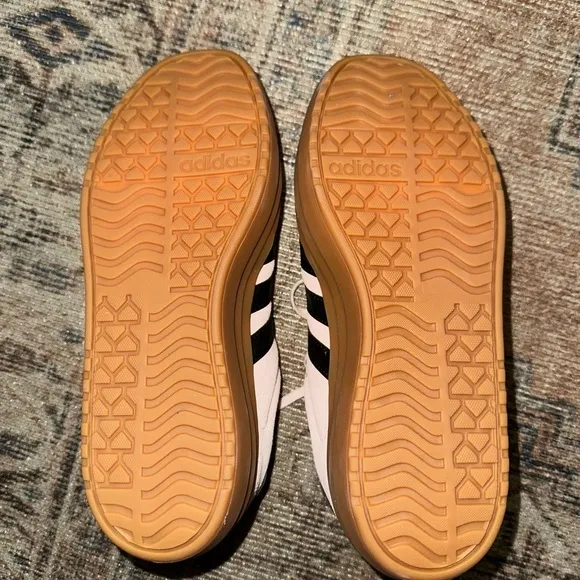 Adidas Women's Pink and Black Sneakers