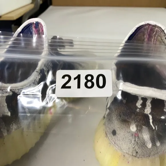 Adidas Yeezy Boost 350 Shoes Sneakers Men's 10 Custom Spray Paint Streetwear