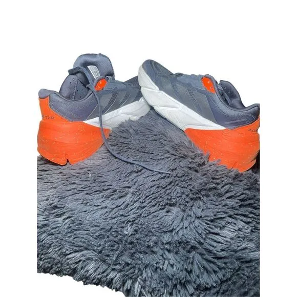 Adidas Mens Navy Blue Orange Adistar 1 Running Athletic Shoes Size 8.5