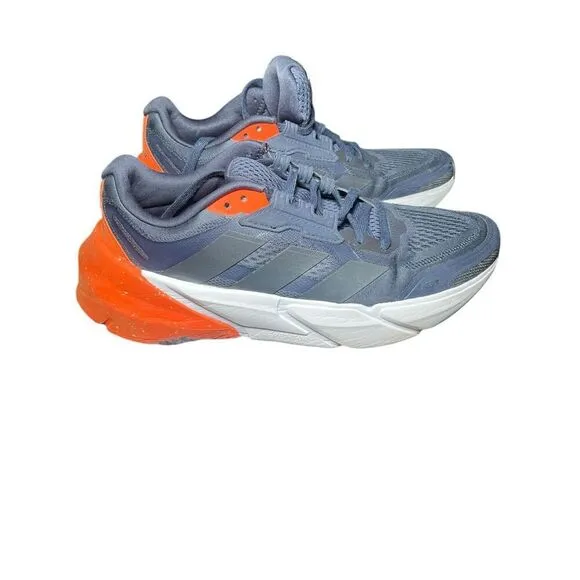 Adidas Mens Navy Blue Orange Adistar 1 Running Athletic Shoes Size 8.5