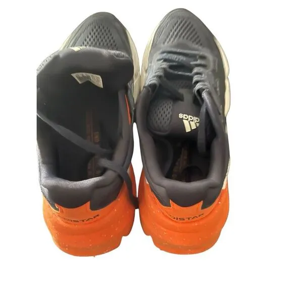 Adidas Mens Navy Blue Orange Adistar 1 Running Athletic Shoes Size 8.5