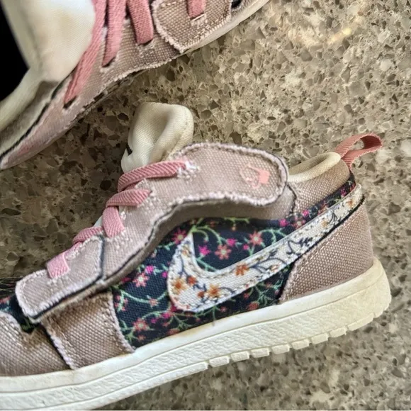 Air Jordan 1 Low ALT SE TD 'Floral' - EUC - Size 10C 🌸👟