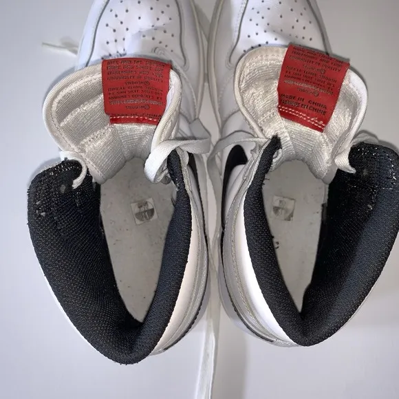 Air Jordan 1 Retro Shoes Mens 11 Yin Yang White 555088-102 High Top Sneaker