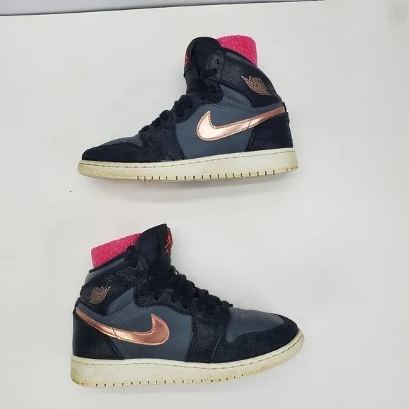 Air Jordan 1 Shoes Youth 4.5 Women 6 Retro High Bronze Medal 2016 Sneakers