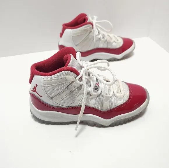 Air Jordan 11 Retro Cherry kids Shoes Size 12 c